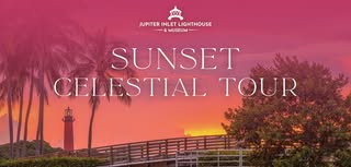 Promotional flyer for Sunset Celestial Tour